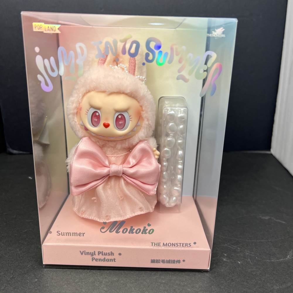 Authentic MOKOKO “Jump into Summer” Vinyl Plush Pendent – Exclusive POPLAND NEW