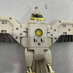 Broken 1995 Power Rangers White Falcon Zord – Mighty Morphin Ninja Megazord 17”