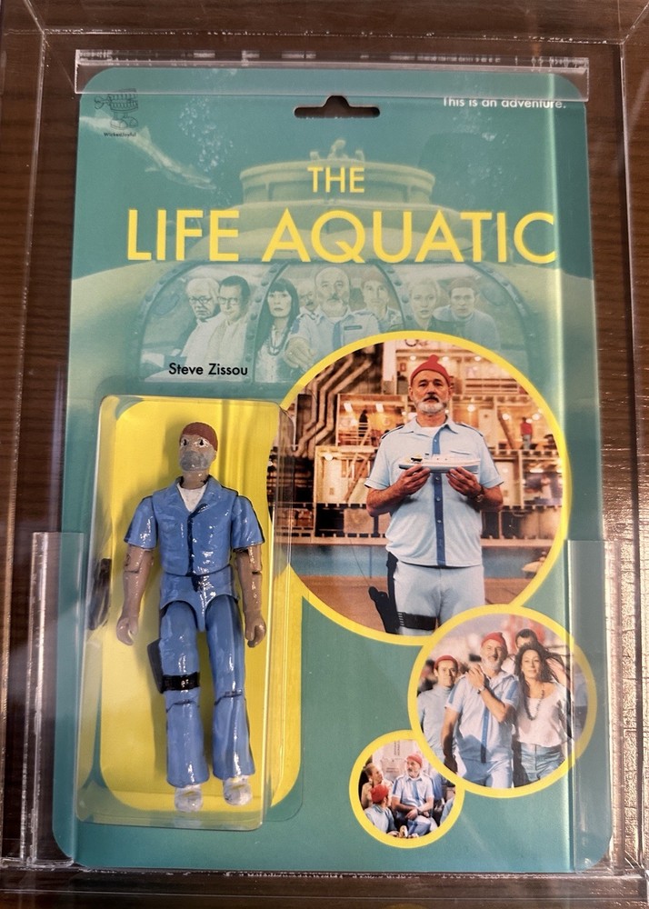 1/1 Rare Life Aquatic With Steve Zissou Custom Action Figure! Wicked Joyful MOC