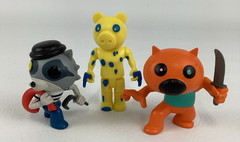 Roblox Piggy Video Game Character Figure Lot Foxy Dinopiggy Skelly PhatMojo