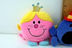 Mr. Men & Little Miss Sanrio Memes Plush Figure Lot of 3 – Princess,Bossy & Hugs