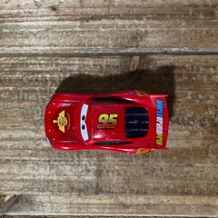 Mattel Disney Pixar Cars 2 Lightning McQueen With Racing Wheels 9