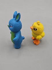 DISNEY PIXAR TOY STORY 4 FRIENDS BUNNY & DUCKY ACTION FIGURES Mattel 2″