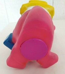 Barney The Purple Dinosaur Coin Piggy Bank Lyons Vinyl Back to School Vtg 1992
