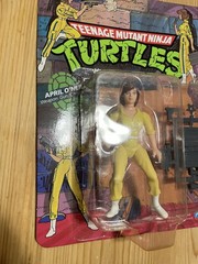1988 TMNT April O’Neil – Blue Stripe (SEALED) unpunched #5005