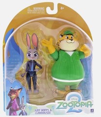 Zootopia 2 Judy Hopps & Clawhauser Figurine Set, RARE HTF