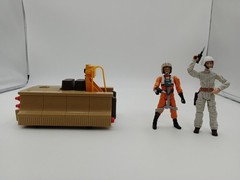 STAR WARS LEGACY REBEL TRANSPORT SPEEDER & GROUND CREW BATTLE OF YAVIN