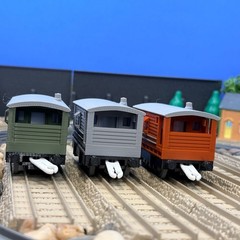 Trackmaster Brake Van Train with 3D Face Custom Made for Thomas Train Tracks