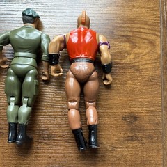 Lot Of 3 1985 Rambo Force Of Freedom Action Figures Rambo, Trautman, & Mad Dog