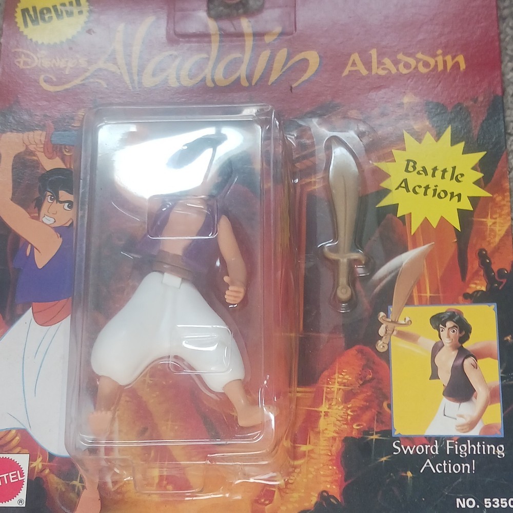 Mattel Disney Aladdin Aladdin Movie Action Figure w/ Sword, Movie & Video Games