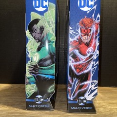 DC Multiverse John Stewart & Wally West Figures Click & Connect Ninja Batman