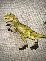 T-Rex Dinosaur Lot Of 3 See Pics Made In Indonesia Plastic