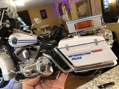 1/6 , GI Joe Metropolitan POLICE HARLEY-DAVIDSON ELECTRA GLIDE MOTORCYCLE