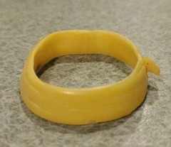 1960’s-70’s Marx Johnny West Geronimo Yellow Headband Stained all around #1