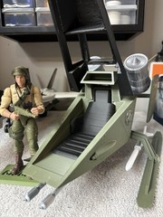 GI Joe Skyhawk Helicopter 1/12 Scale Vehicle for 6” GI Joe Classified Figures 3D