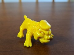 Vintage TMNT Raph the Green Teen Beret Biting Bulldog Figure