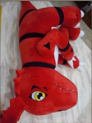 Anime Digital Monster Digimon Guilmon 31/51” Plush Toy Stuffed Doll Kids Gift
