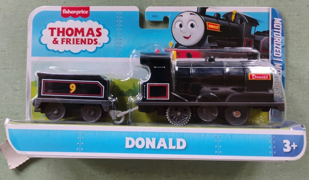 Thomas & Friends All Engines Go Motorized Donald Train Fisher-Price Damaged Box