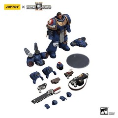 JOYTOY 1/18 Action Figure Warhammer 40K Ultramarines Lieutenant Titus