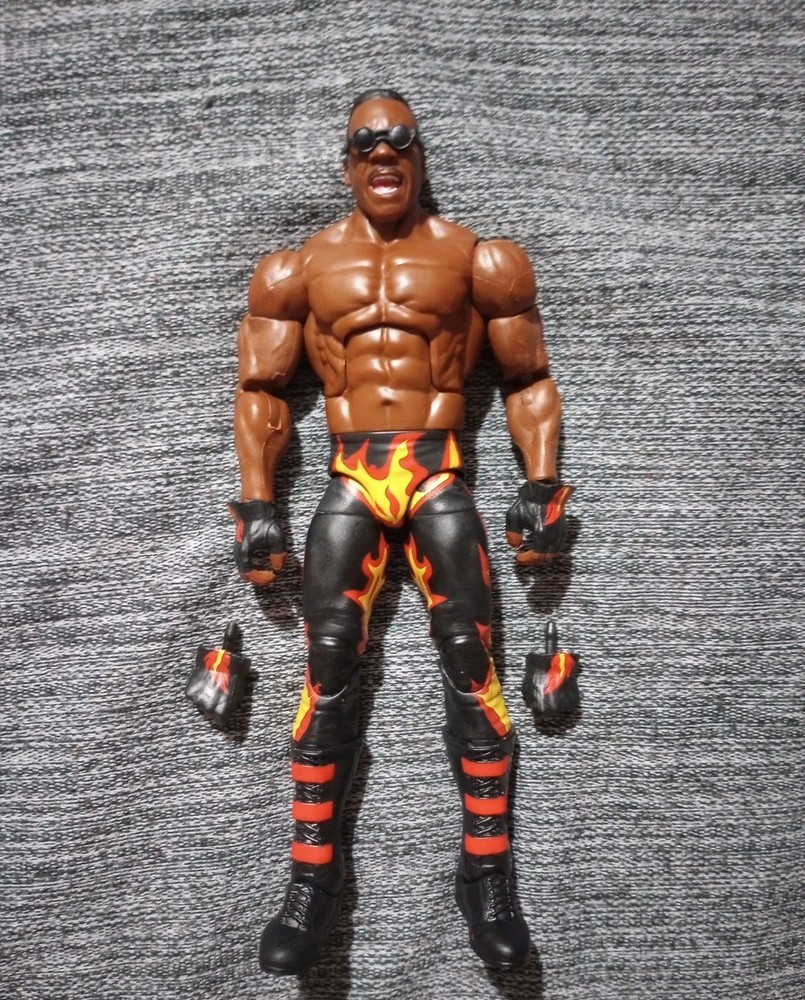 WWE Elite Monday Night War Booker T Figure WWF nWo WCW Nitro Harlem Heat Legends