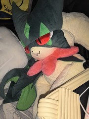 Refined 170cm Stuffed Toy Meowscarada Plushie Doll Anime Collect Decor Handmade