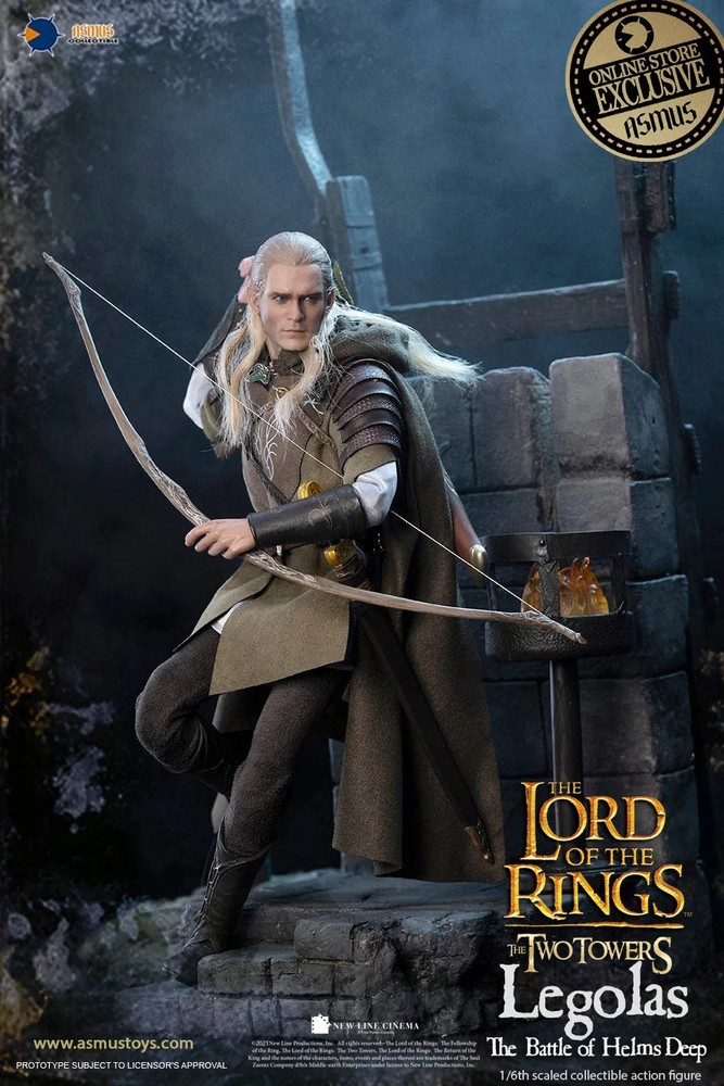1/6 Scale LOTR – Battle of Helms Deep – Legolas Exclusive – MINT IN BOX
