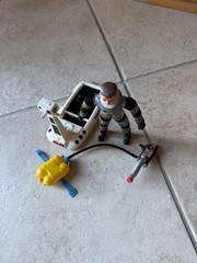 MATTEL 1966 Major Matt Mason Set w/ Space Sled, Gun & Backpack