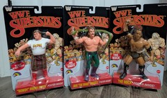 WWE SUPERSTARS LJN 2026 JAKE “THE SNAKE” BLACK CARD, The Rock, And Rowdy Piper