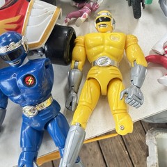 Vintage Power Rangers Action Figures And Vehicles Etc Mixed Lot