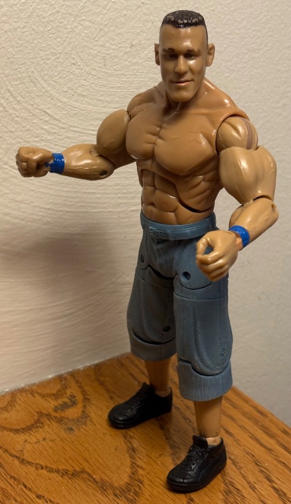 JOHN CENA deluxe aggression WWE wrestling FIGURE by JAKKS raw smackdown