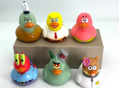 Nickelodeon SpongeBob SquarePants Character Rubber Ducks 3-Pack – Choose