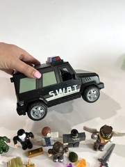 Roblox Toys Action Figures Parts Mixed Lot Jazwares Swat Car Weapons Over 20 Pc