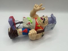 Vintage 1990 TMNT Pizza face Playmates Figure Ninja Turtles