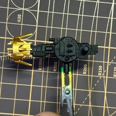 3D Print Arm Cannon stick Upgrade Kit For Blokees GALAXY Maximal Big Convoy