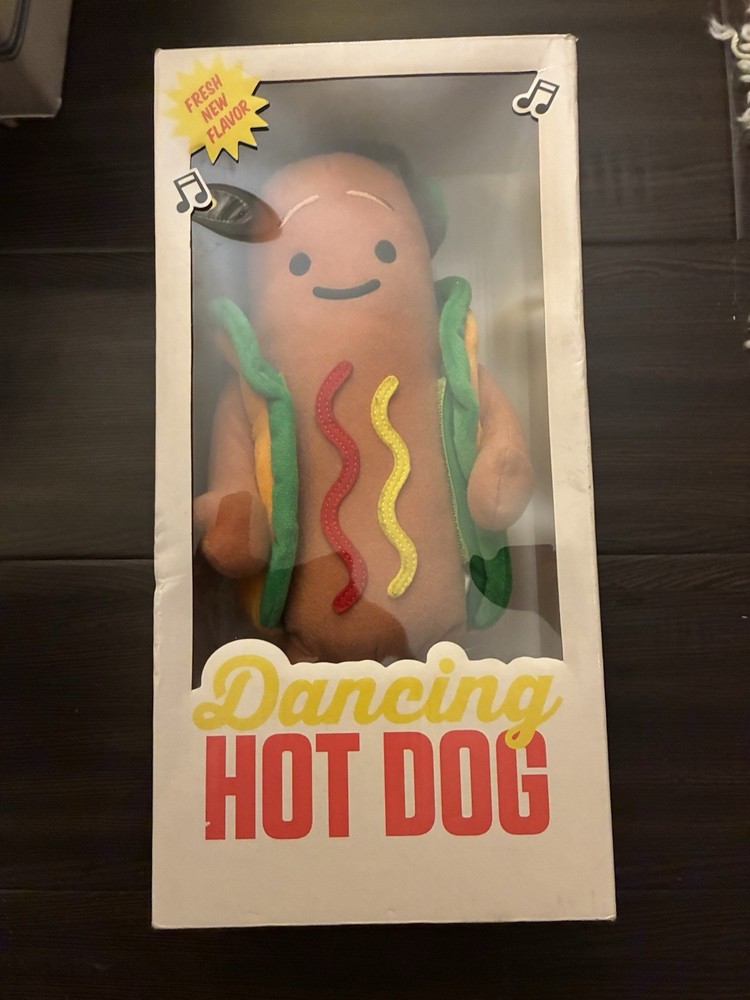 Snapchat Dancing Hot Dog 11” Plush Toy Internet Meme Rare Toy 2017