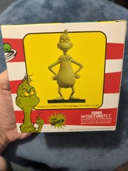 Dr. Seuss The Grinch 4″ Vinyl Figure Culturefly Ages 6+Brand New in Box 🎄🎁 💚