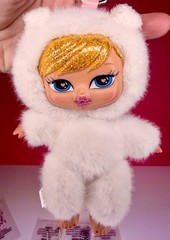 Bratziez Sweetheartz Angel Cloe White Bear Plush Collectible Keychain New