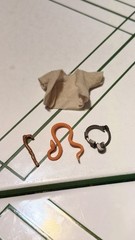 Vintage Star Wars Yoda Complete Orange Snake Original Kenner