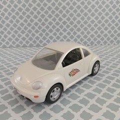 Lanard Toys Volkswagen VW Beetle Wow Action Girls White Car 1999 Vehicle