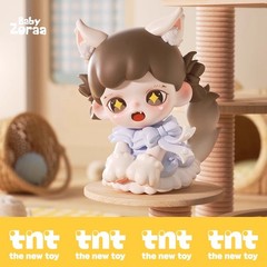 TNT SPACE Baby Zoraa Meow Cat Face Mini Series Blind Box Figure Toys Gift