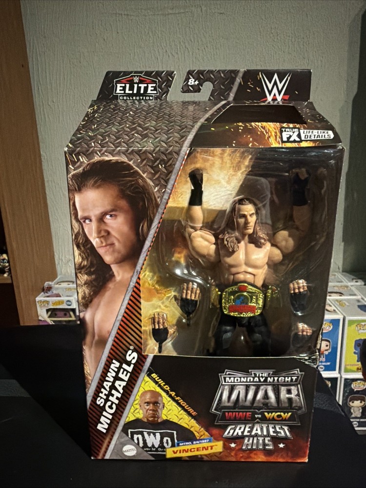 WWE Mattel Elite Monday Night Wars Greatest Hits Shawn Michaels DX (NO BAF) READ