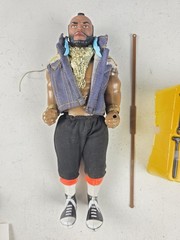 Talking Mr. T A-Team 1983 Galoob Vintage 12″ Action Figure W/toolbox
