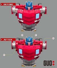 IN STOCK！GO BETTER Filler Upgrade Kit For Legacy United SDCC Orion Pax 3D Print