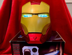 Iron Man Mark VII Headgear 1:1 Helmet LED Eyes Gold CG7248 Wearable New In Box
