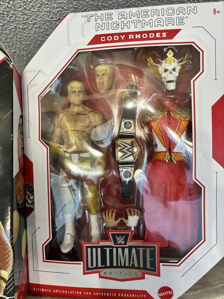 WWE Ultimate Edition Cody Rhodes The American Nightmare Action Figure Mattel New