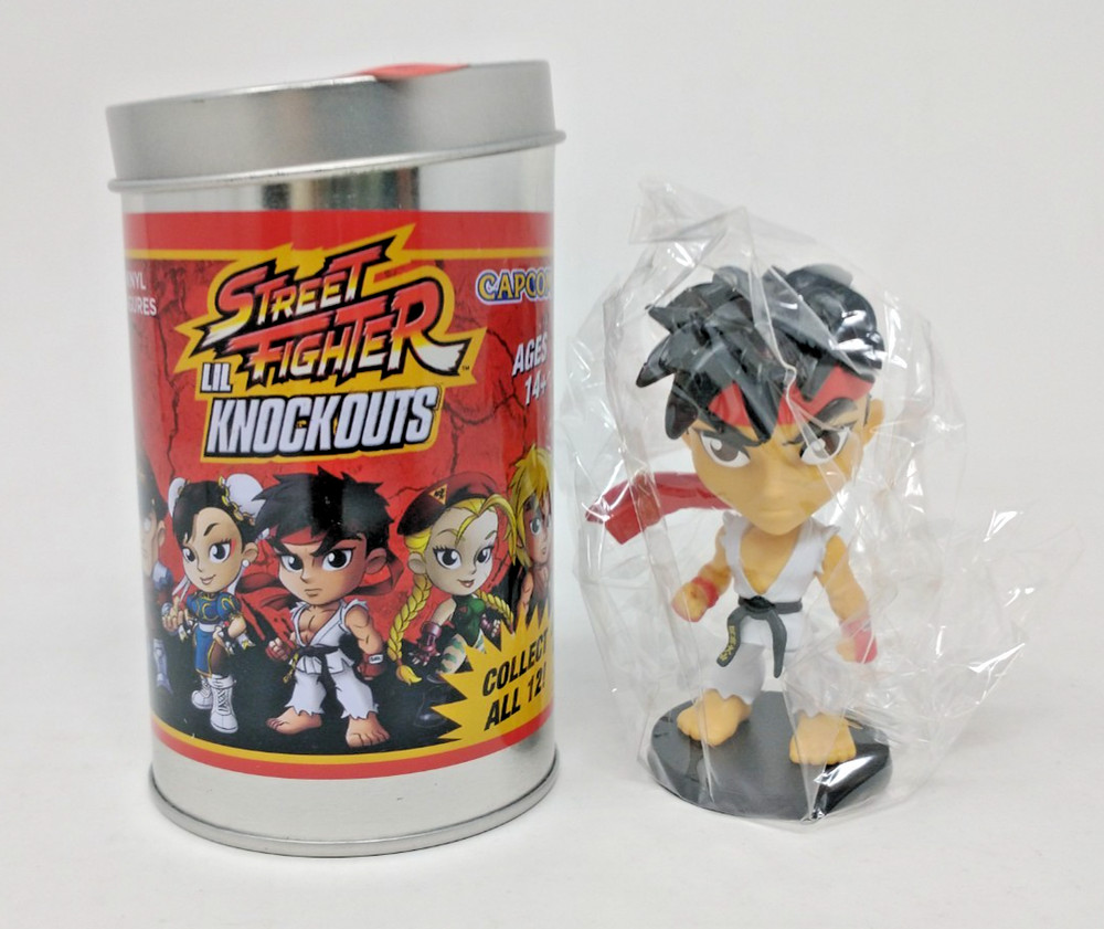 STREET FIGHTER LIL KNOCKOUTS RYU VINYL FIGURE CAPCOM CRYPTOZOIC