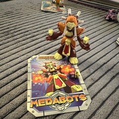 Medabots Action Figure Lot Set Metabee Warbandit Stingray Belzelga Plastic