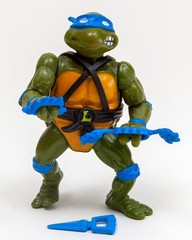 TMNT Leonardo w/Belt (1988) & 3 weapons (Blue) Playmates Toys Mirage SHIPS FREE