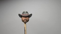 1:12 custom painted Arthur Morgan, Red Dead Redemption, Cowboy head sculpt