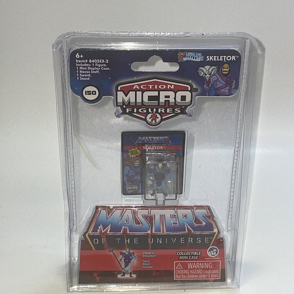 World’s Smallest Micro Figure Masters of the Universe Skeletor New